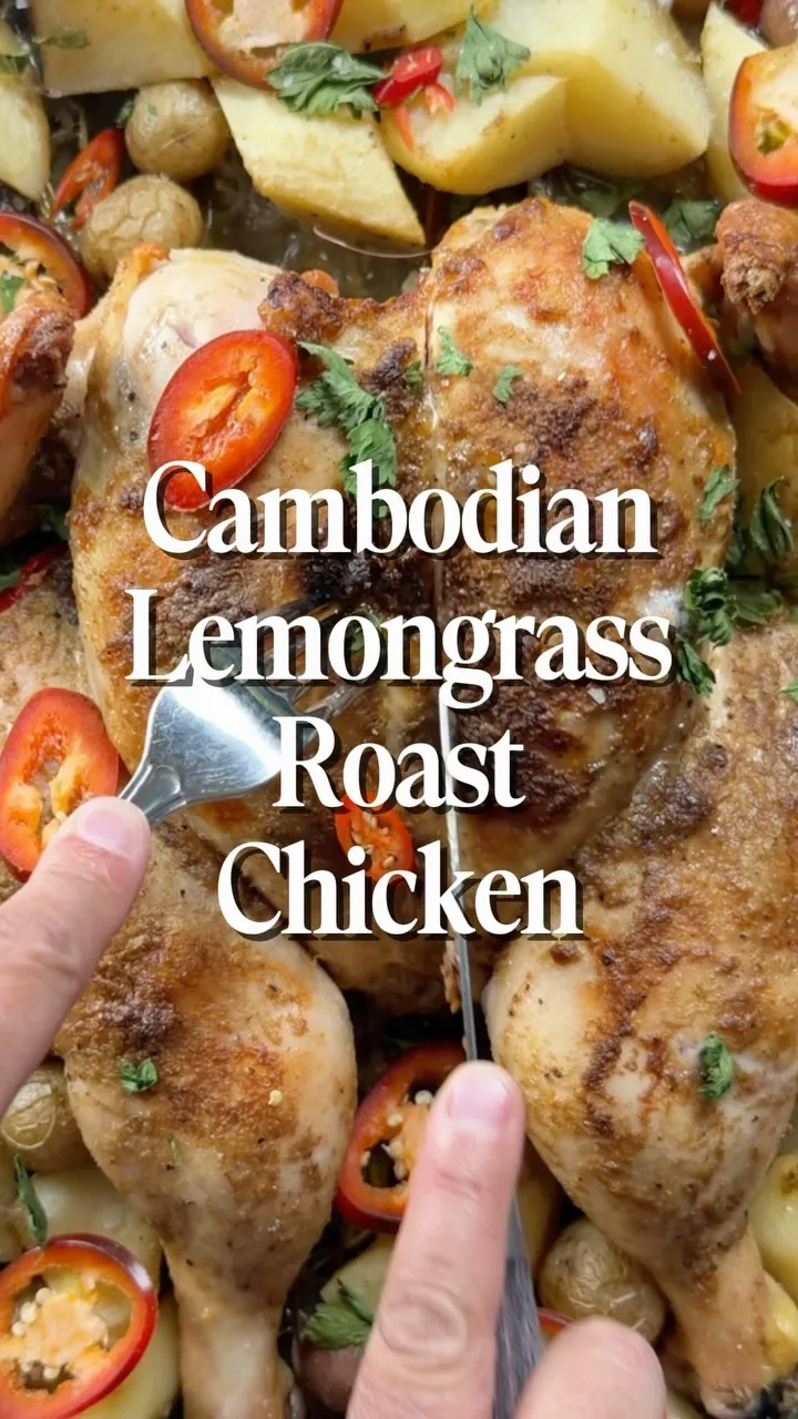 Cambodian Lemongrass Roast Chicken