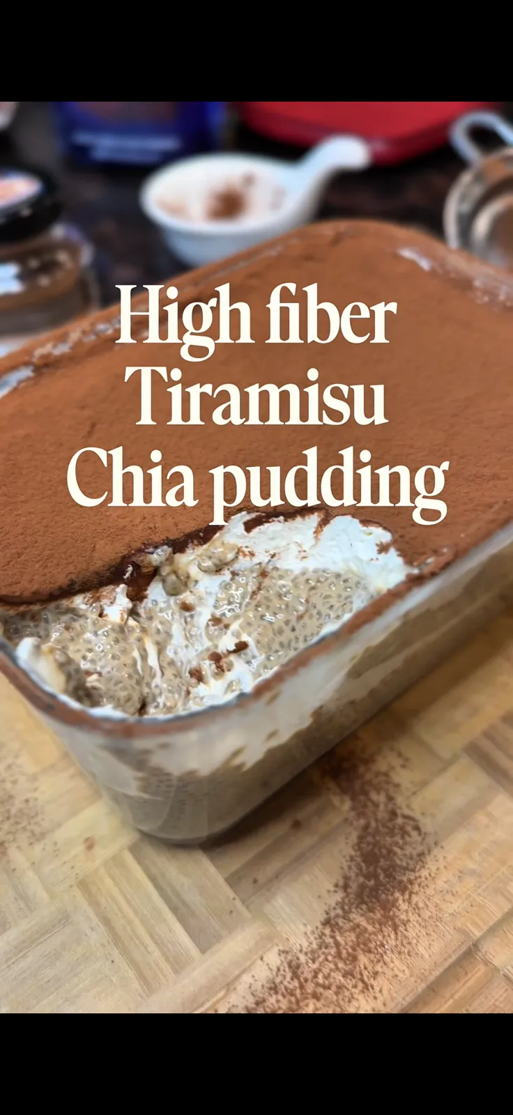 Tiramisu Chia Pudding